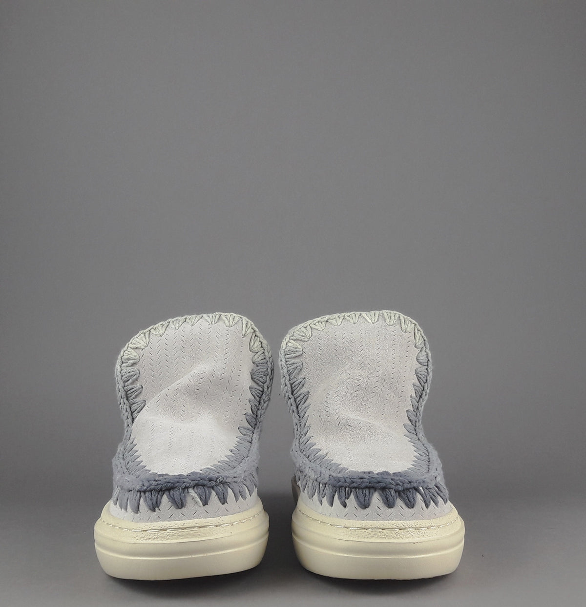 Mou Summer Eskimo Sneakers Donna Camoscio Traforato Grigio Charo