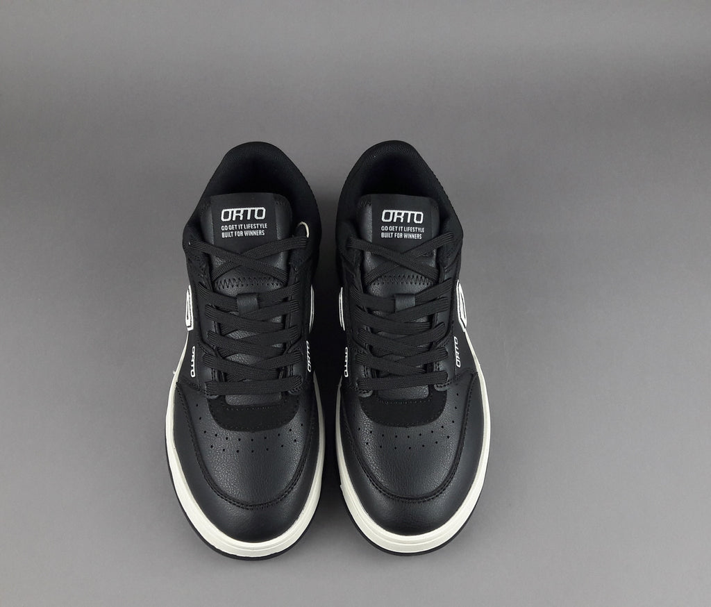Orto Sneakers Uomo Eclipse Ecopelle Nero