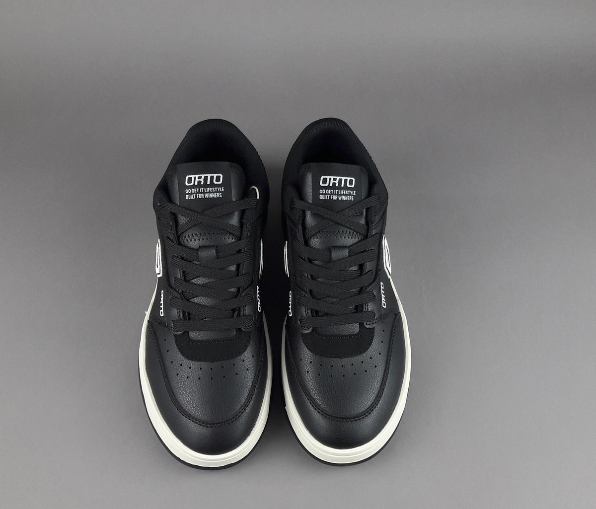 Orto Sneakers Uomo Eclipse Ecopelle Nero