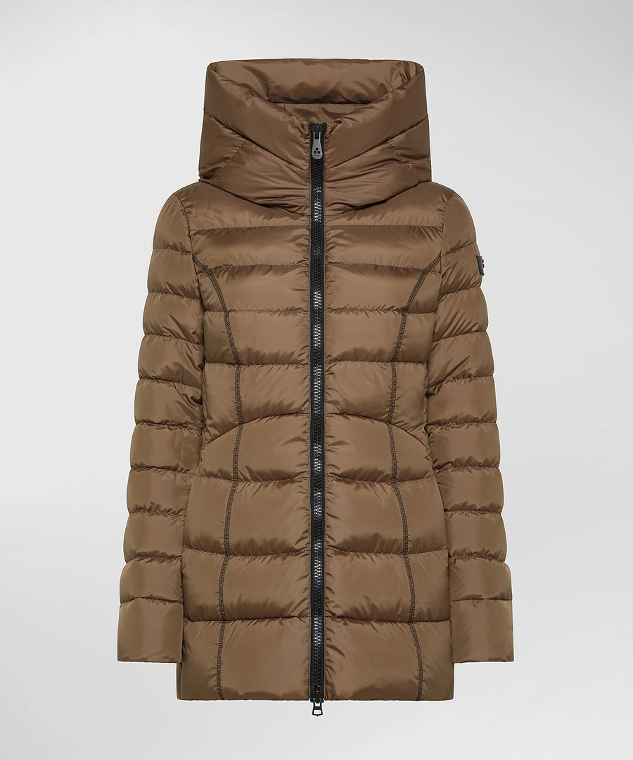 Peuterey Piumino Donna Esdra Tessuto Nylon Biscotto