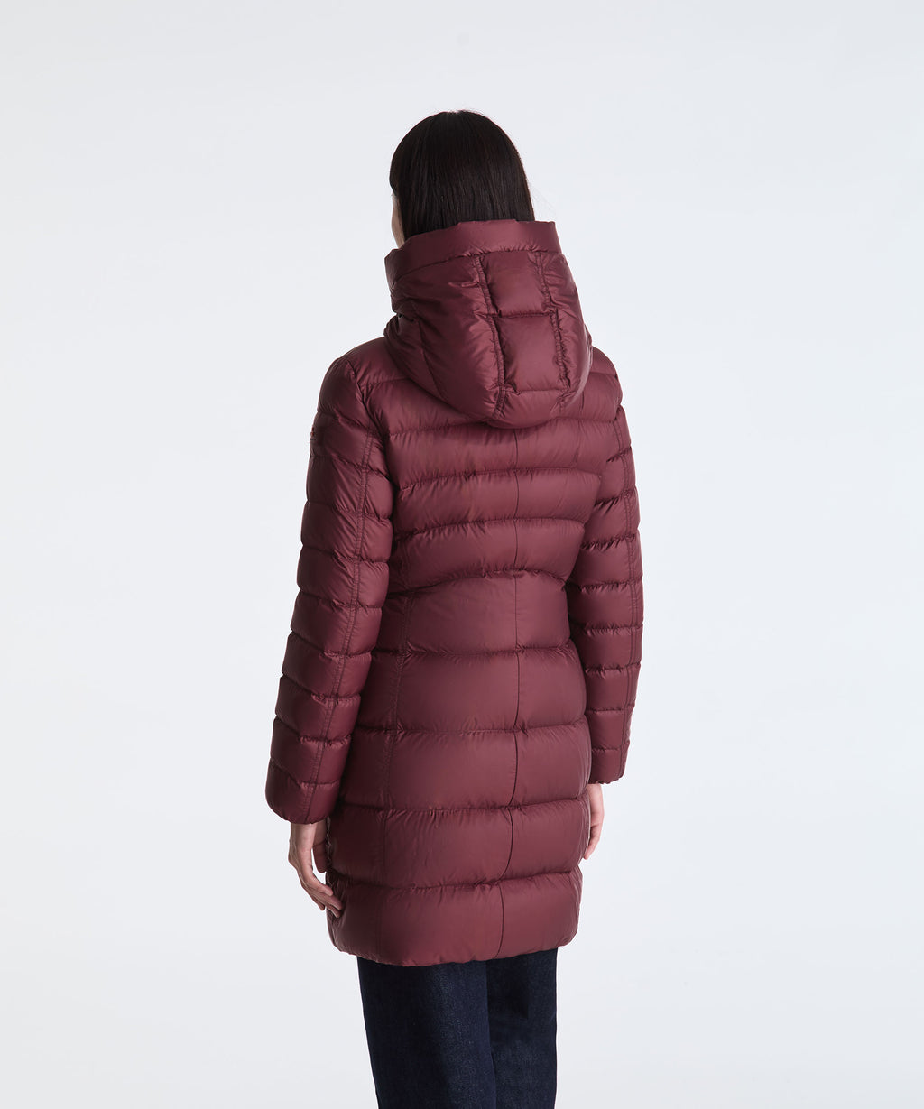 Peuterey Piumino Donna Fortex Tessuto Nylon Bordeaux
