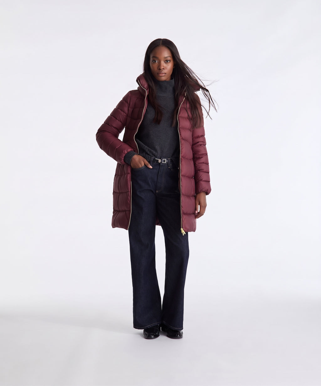 Peuterey Piumino Donna Fortex Tessuto Nylon Bordeaux