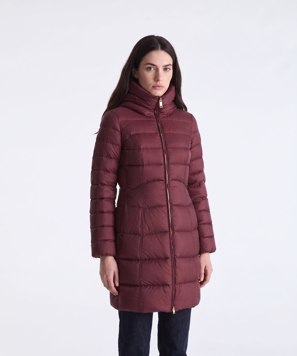 Peuterey Piumino Donna Fortex Tessuto Nylon Bordeaux