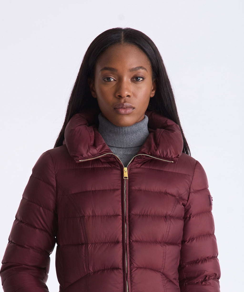 Peuterey Piumino Donna Fortex Tessuto Nylon Bordeaux