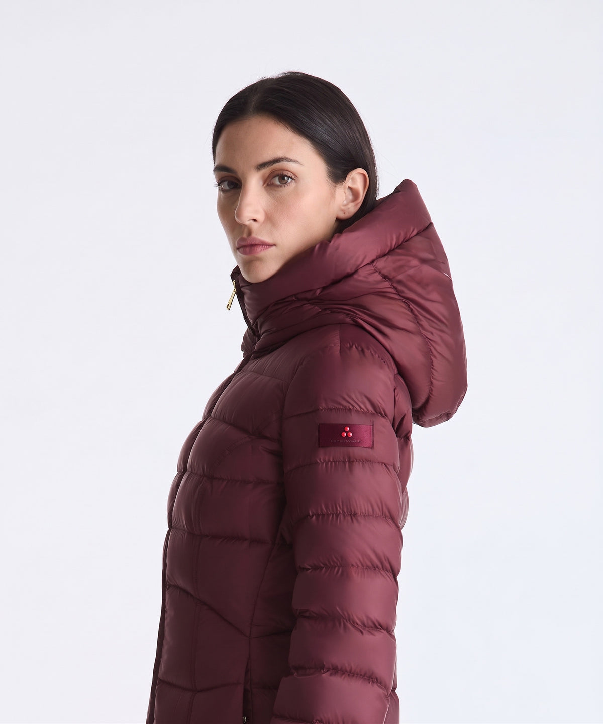 Peuterey Piumino Donna Fortex Tessuto Nylon Bordeaux