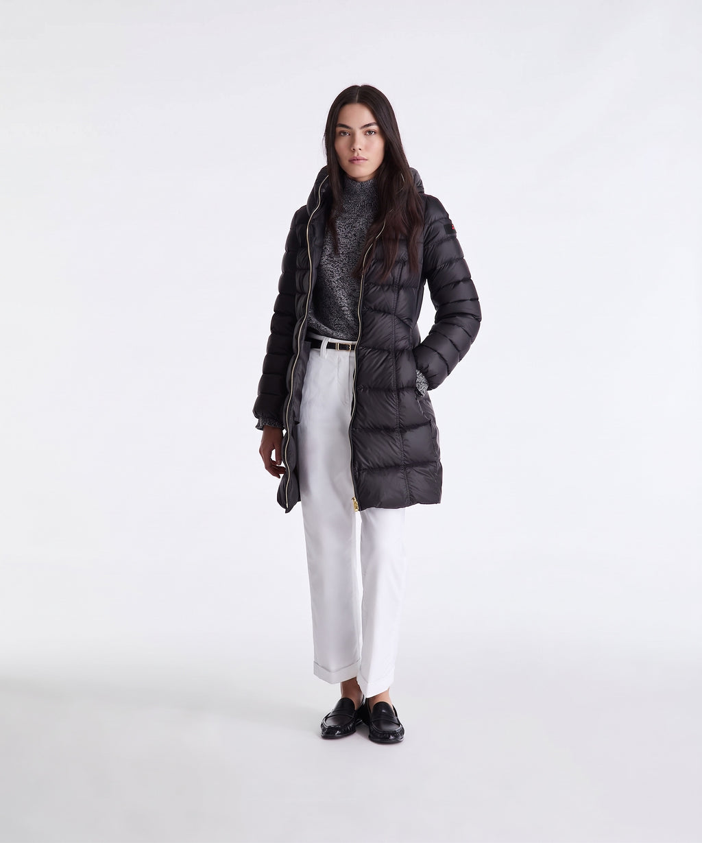 Peuterey Piumino Donna Fortex Tessuto Nylon Nero