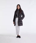 Peuterey Piumino Donna Fortex Tessuto Nylon Nero