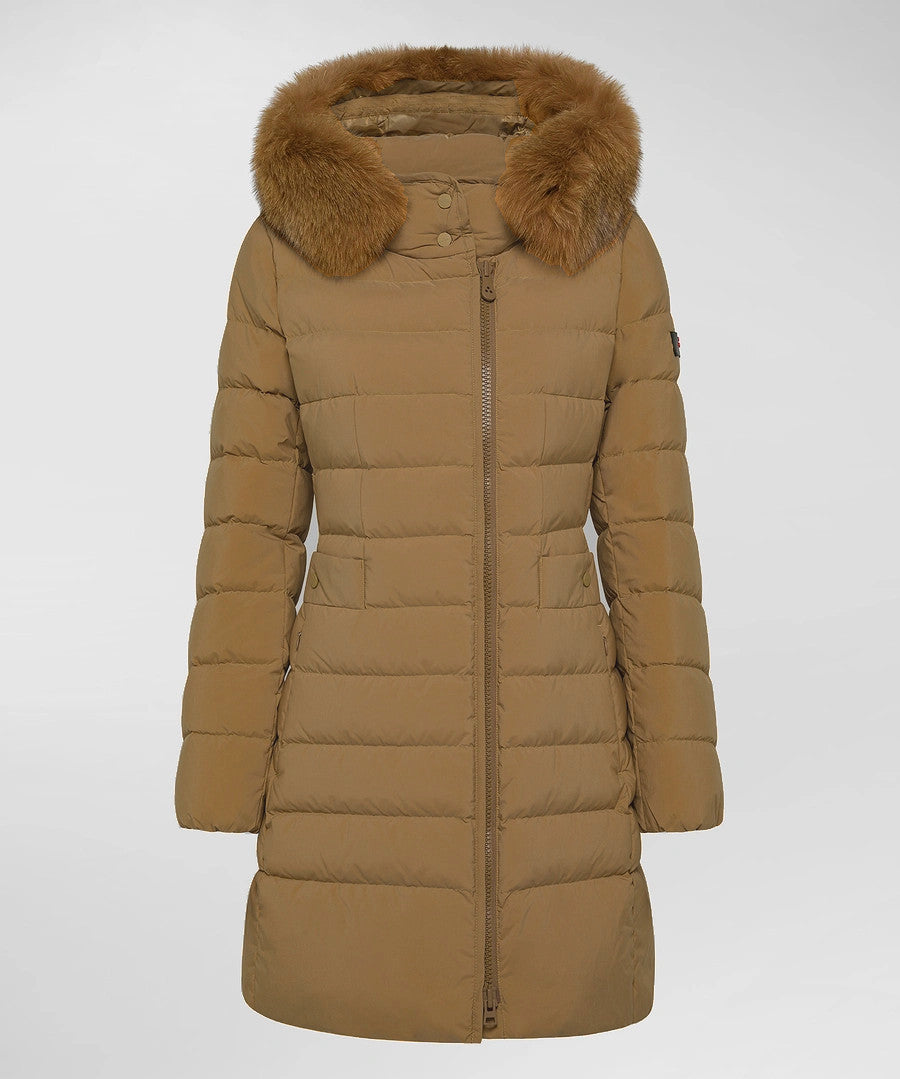 Peuterey Piumino Donna Seriola Nylon Biscotto