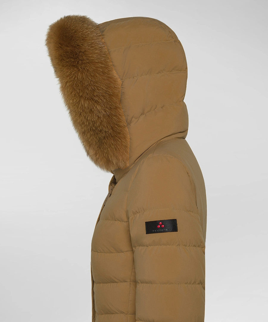 Peuterey Piumino Donna Seriola Nylon Biscotto