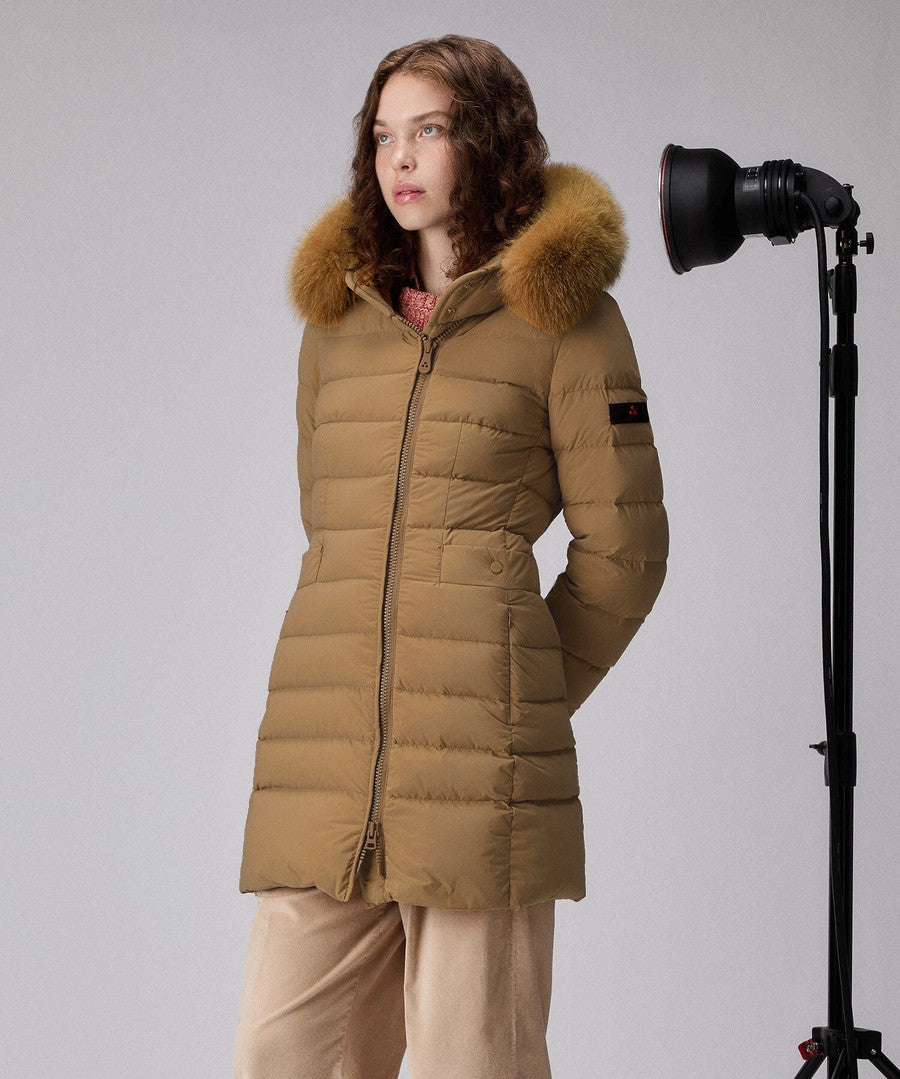 Peuterey Piumino Donna Seriola Nylon Biscotto