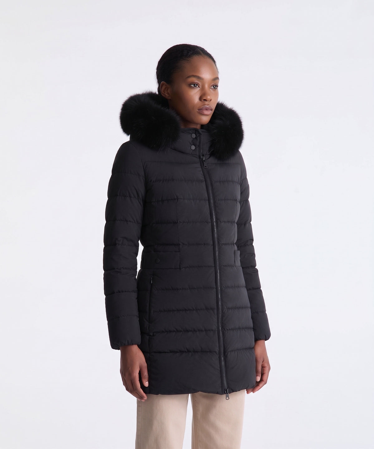 Peuterey Piumino Donna Seriola Nylon Nero