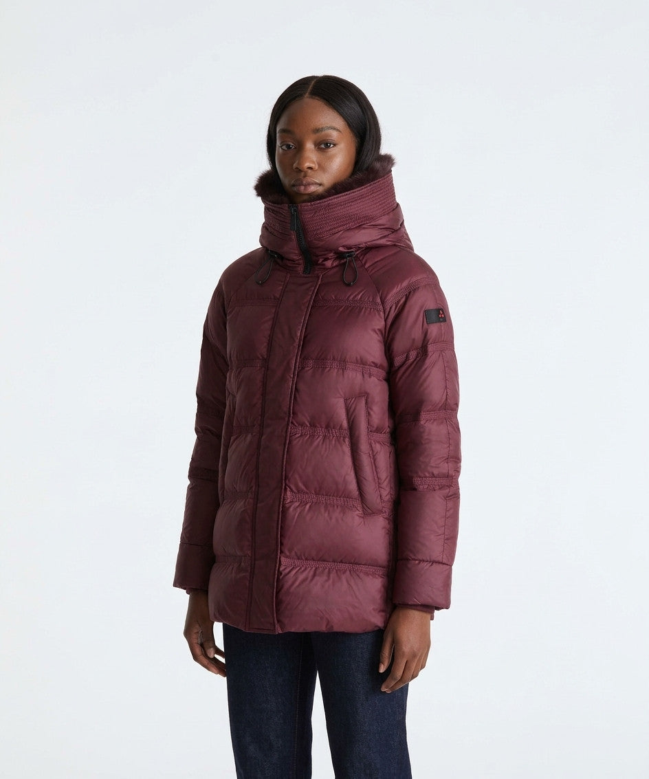 Peuterey Piumino Donna Takan Nylon Bordeaux