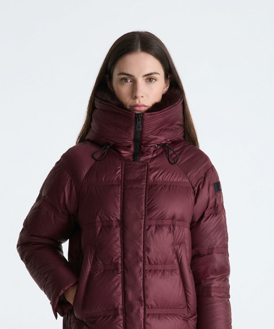 Peuterey Piumino Donna Takan Nylon Bordeaux