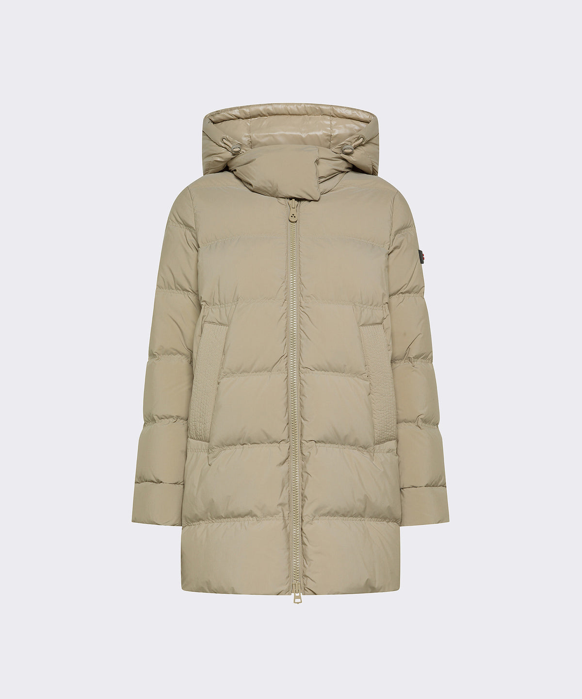 Peuterey Piumino Donna Unix Tessuto Nylon Beige Opaco