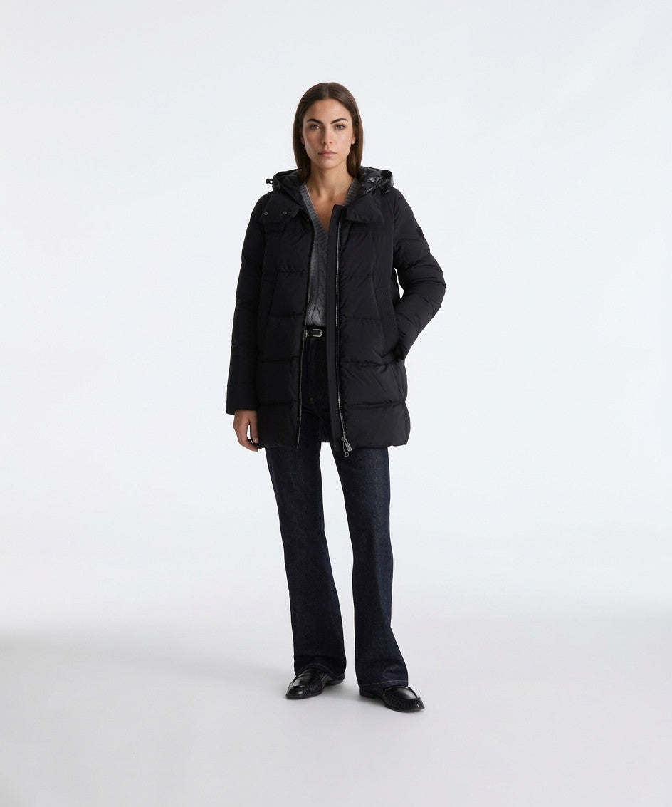 Peuterey Piumino Donna Unix Tessuto Nylon Nero
