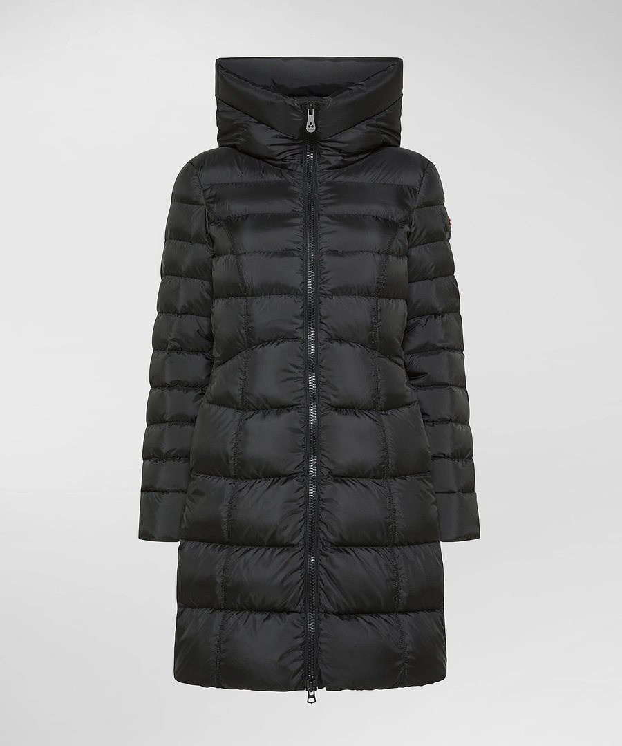 Peuterey Piumino Lungo Donna Levaria Nylon Nero