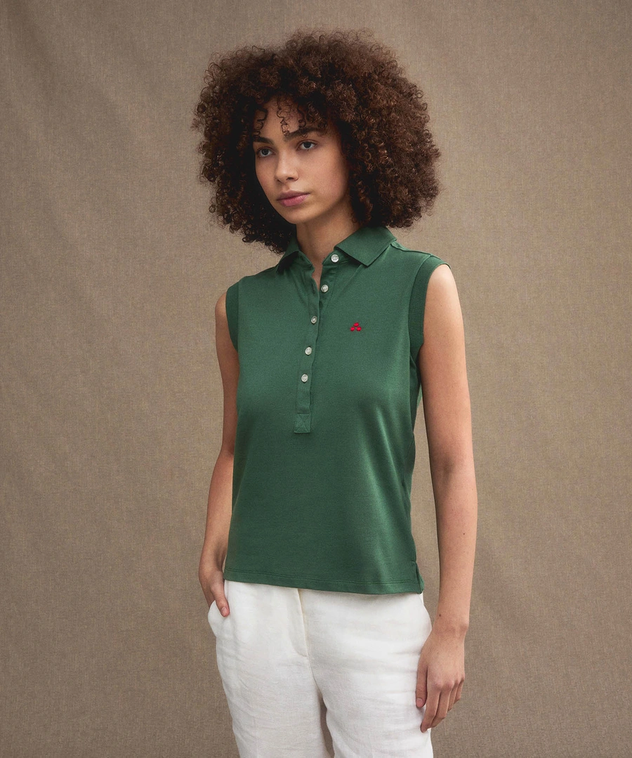 Peuterey Polo Smanicata Cotone Stretch