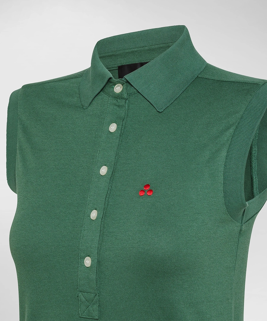 Peuterey Polo Smanicata Cotone Stretch