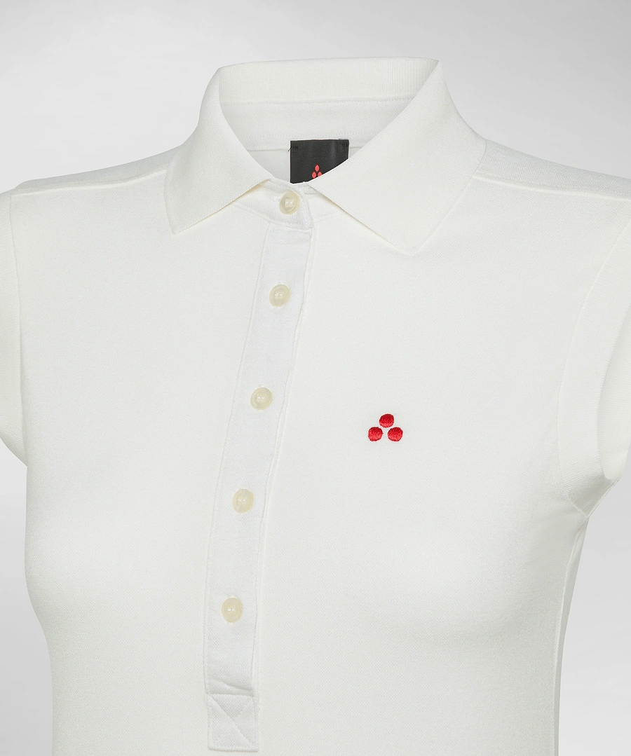 Peuterey Polo Smanicata Cotone Stretch