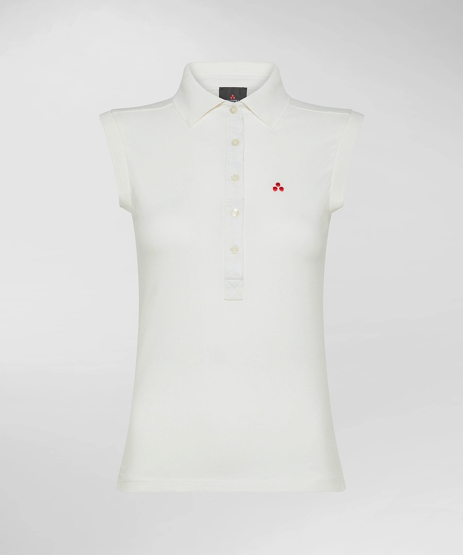 Peuterey Polo Smanicata Cotone Stretch