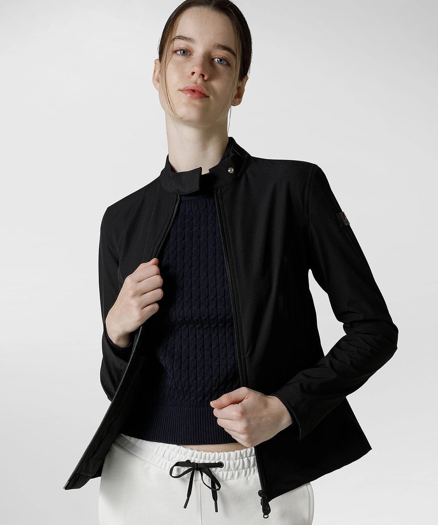 Peuterey Giubbino Bomber Donna Nylon Stretch Nero