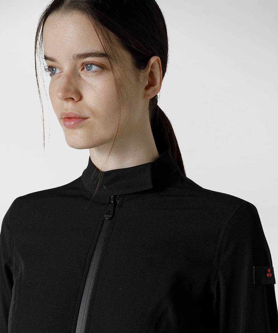 Peuterey Giubbino Bomber Donna Nylon Stretch Nero