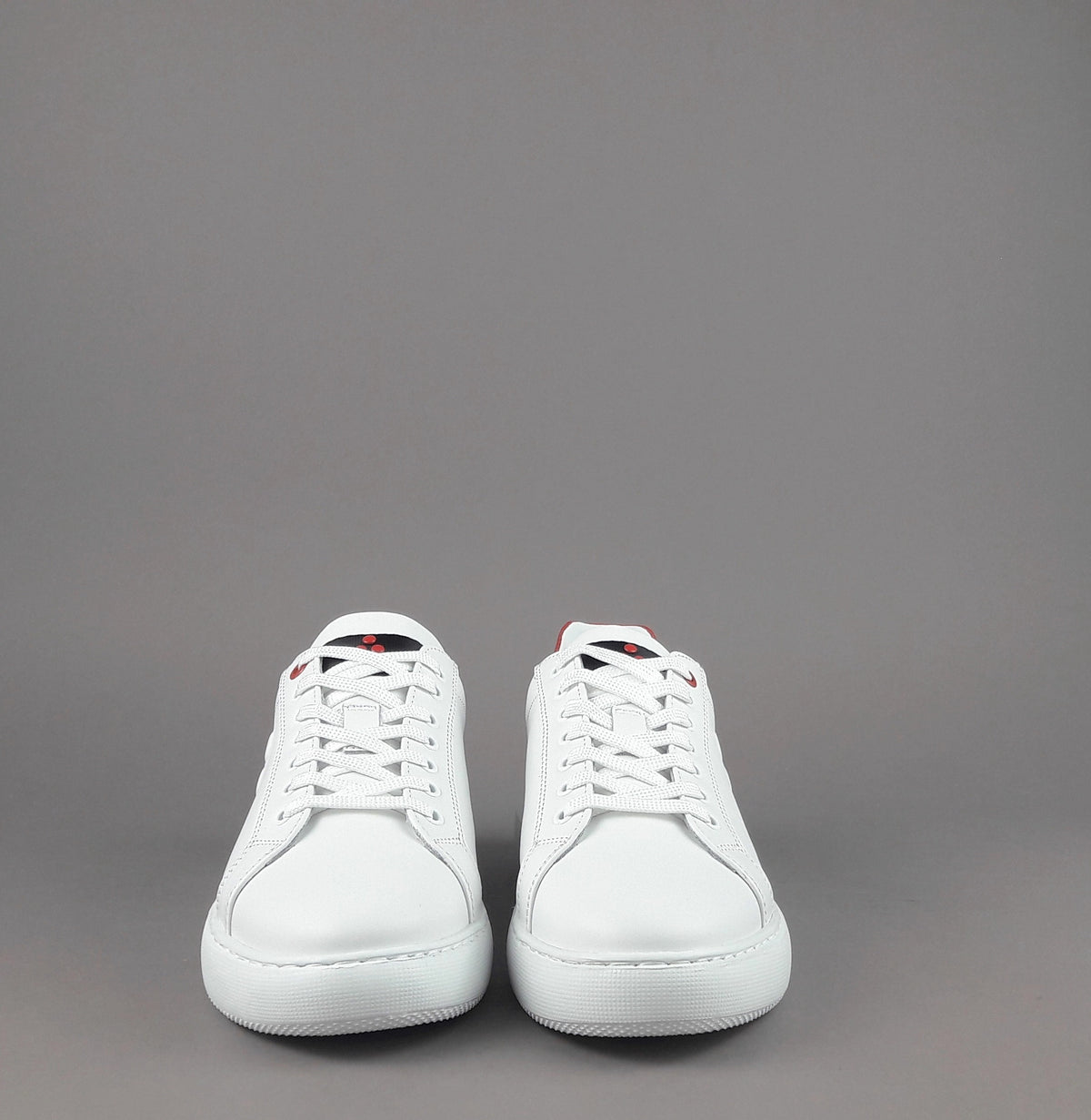 Peuterey Sneakers Donna Pelle Bianco Spoiler Rosso