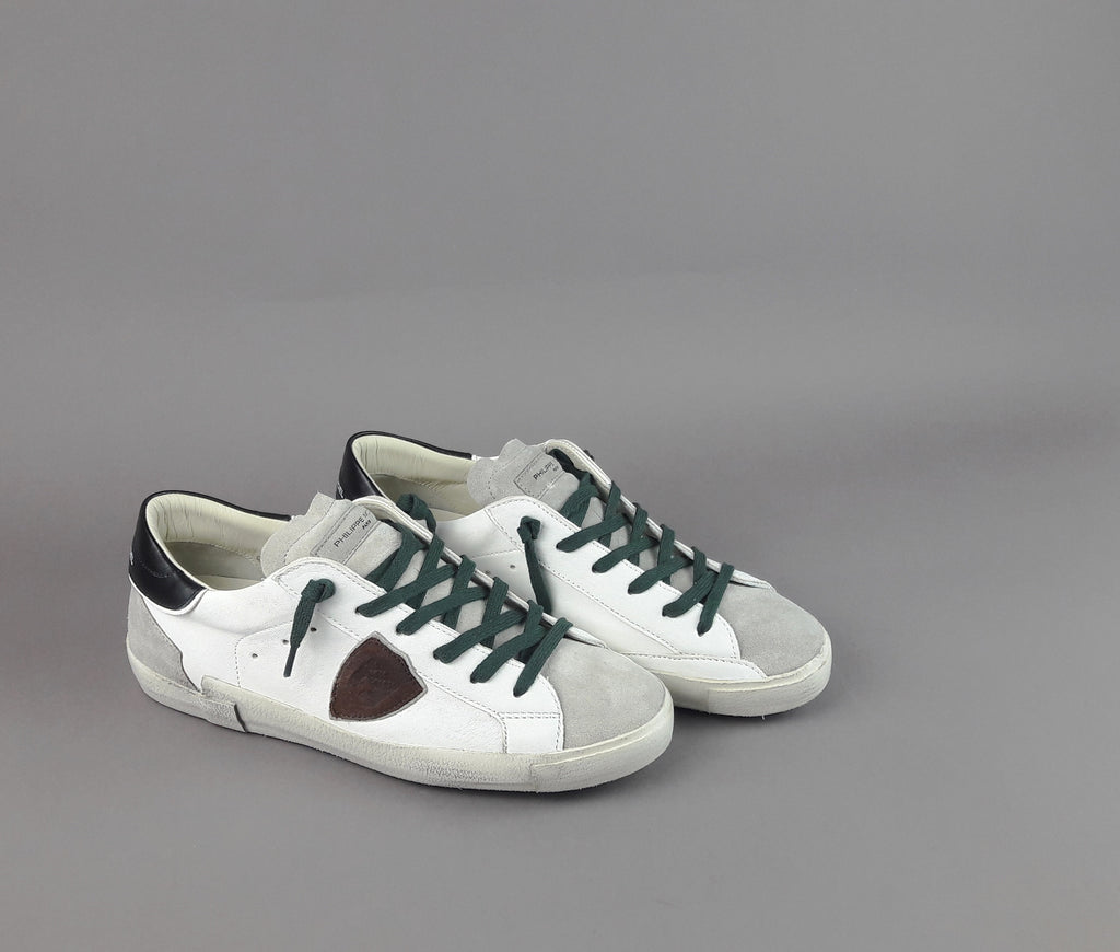 Philippe Model Paris x Uomo Pelle Bianco