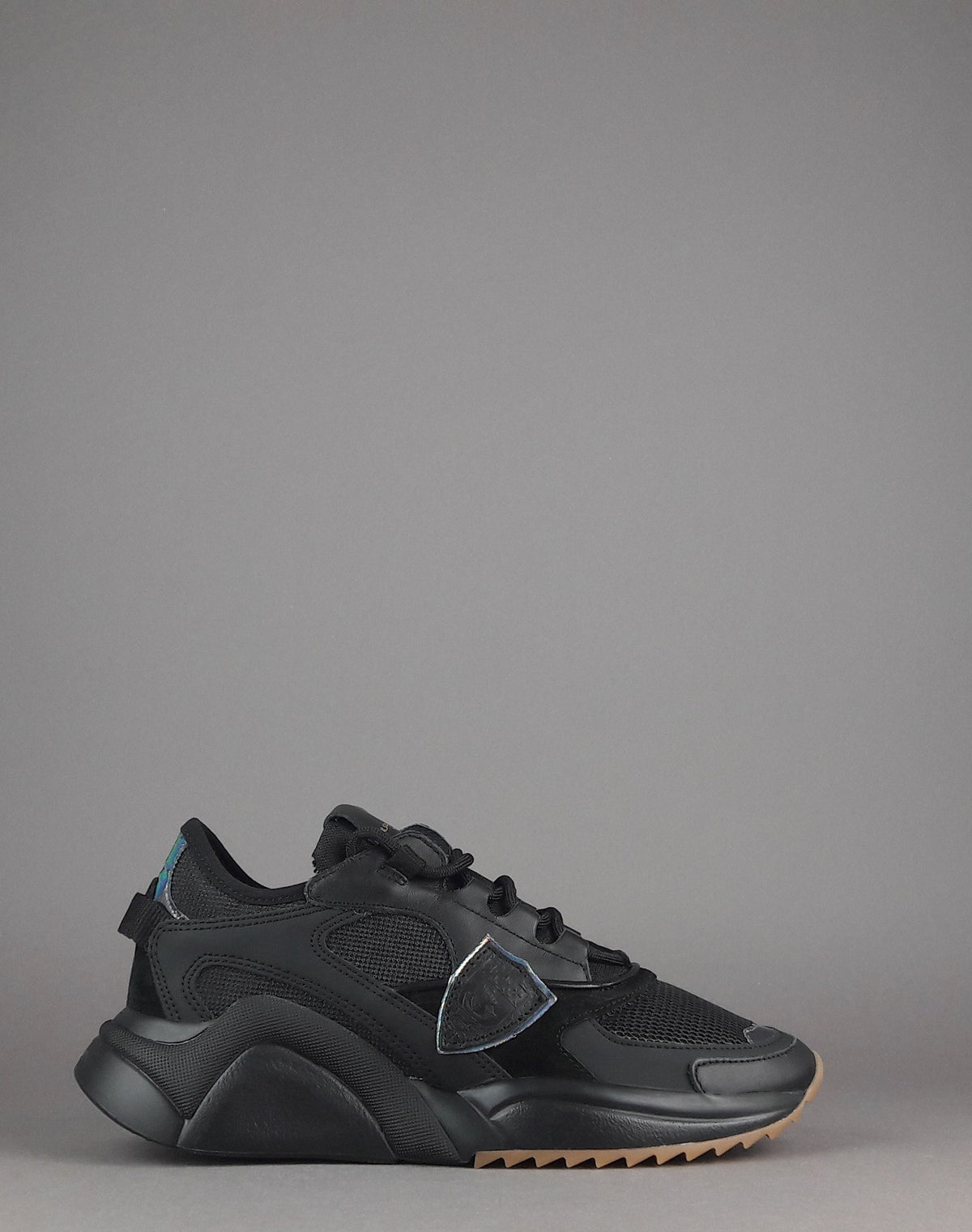 Philippe Model Sneakers Donna Eze Pelle Camoscio Tela Nero