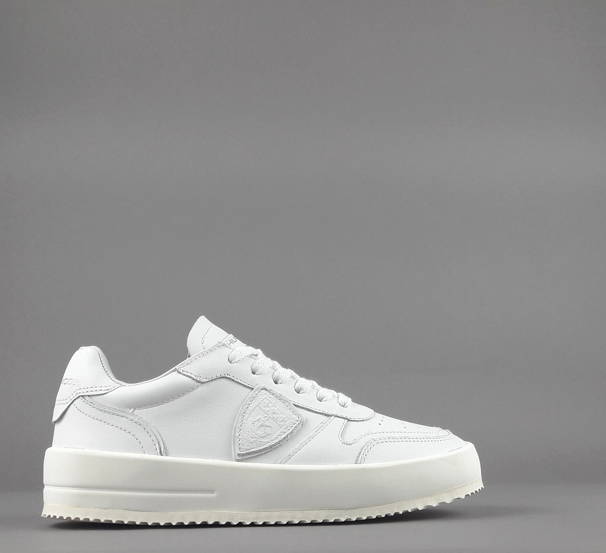 Philippe Model Sneakers Donna Nice Pelle Bianco Spoiler Bianco