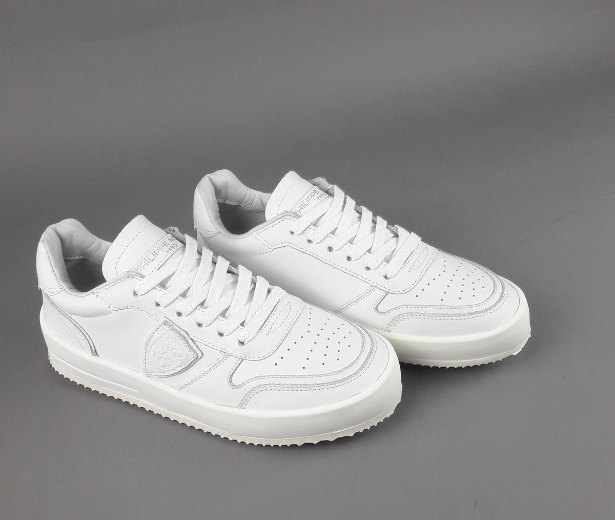 Philippe Model Sneakers Donna Nice Pelle Bianco Spoiler Bianco