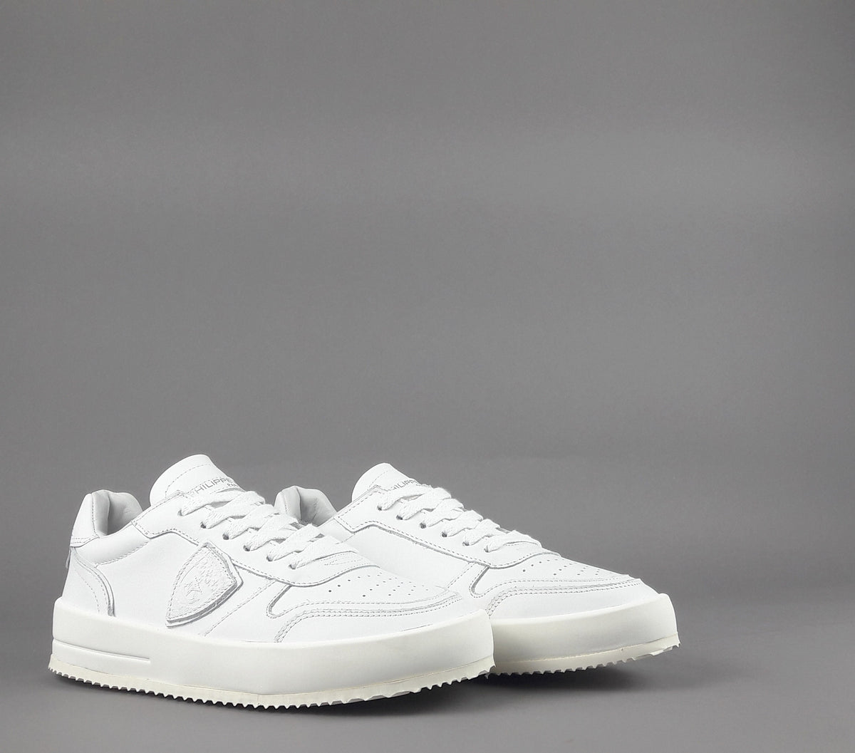 Philippe Model Sneakers Donna Nice Pelle Bianco Spoiler Bianco