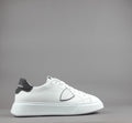 Philippe Model Sneakers Uomo New Temple Pelle Bianco Spoiler Crackle'