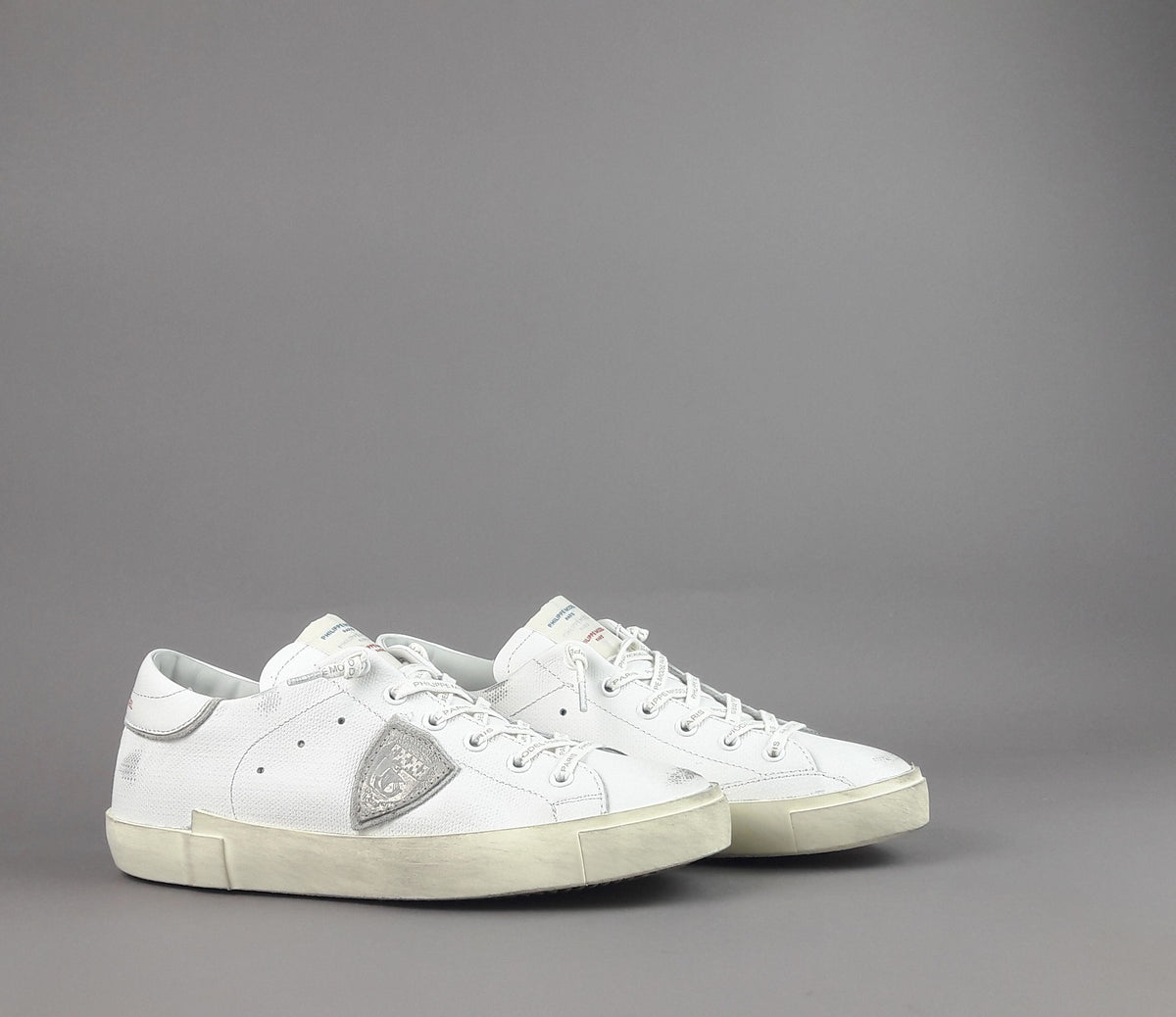 Philippe Model Sneakers Uomo Paris Pelle Bianco