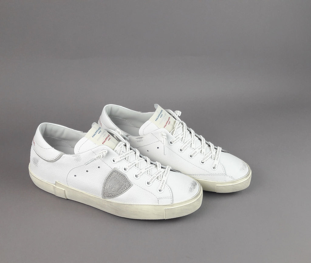Philippe Model Sneakers Uomo Paris Pelle Bianco