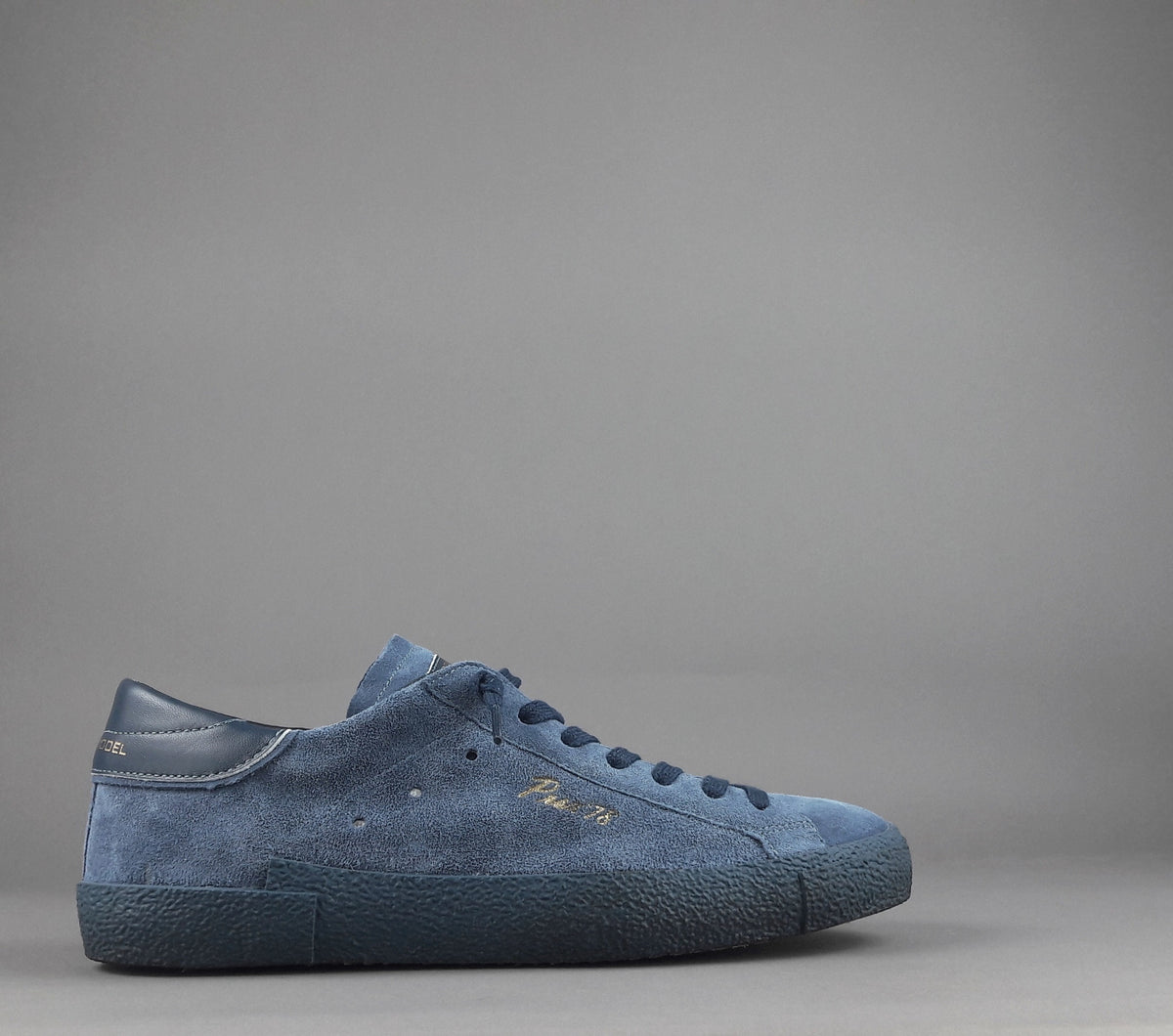 Philippe Model Sneakers Uomo Paris x Camoscio Blu