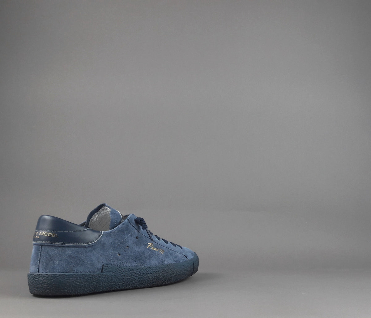 Philippe Model Sneakers Uomo Paris x Camoscio Blu