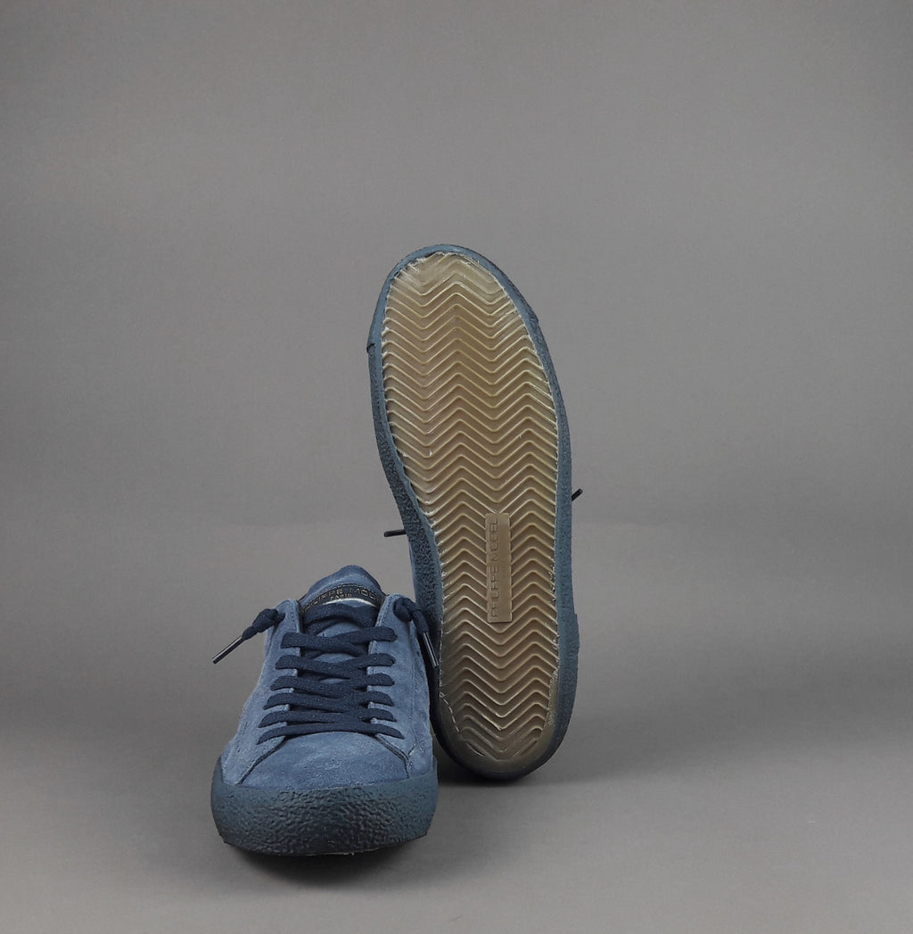 Philippe Model Sneakers Uomo Paris x Camoscio Blu