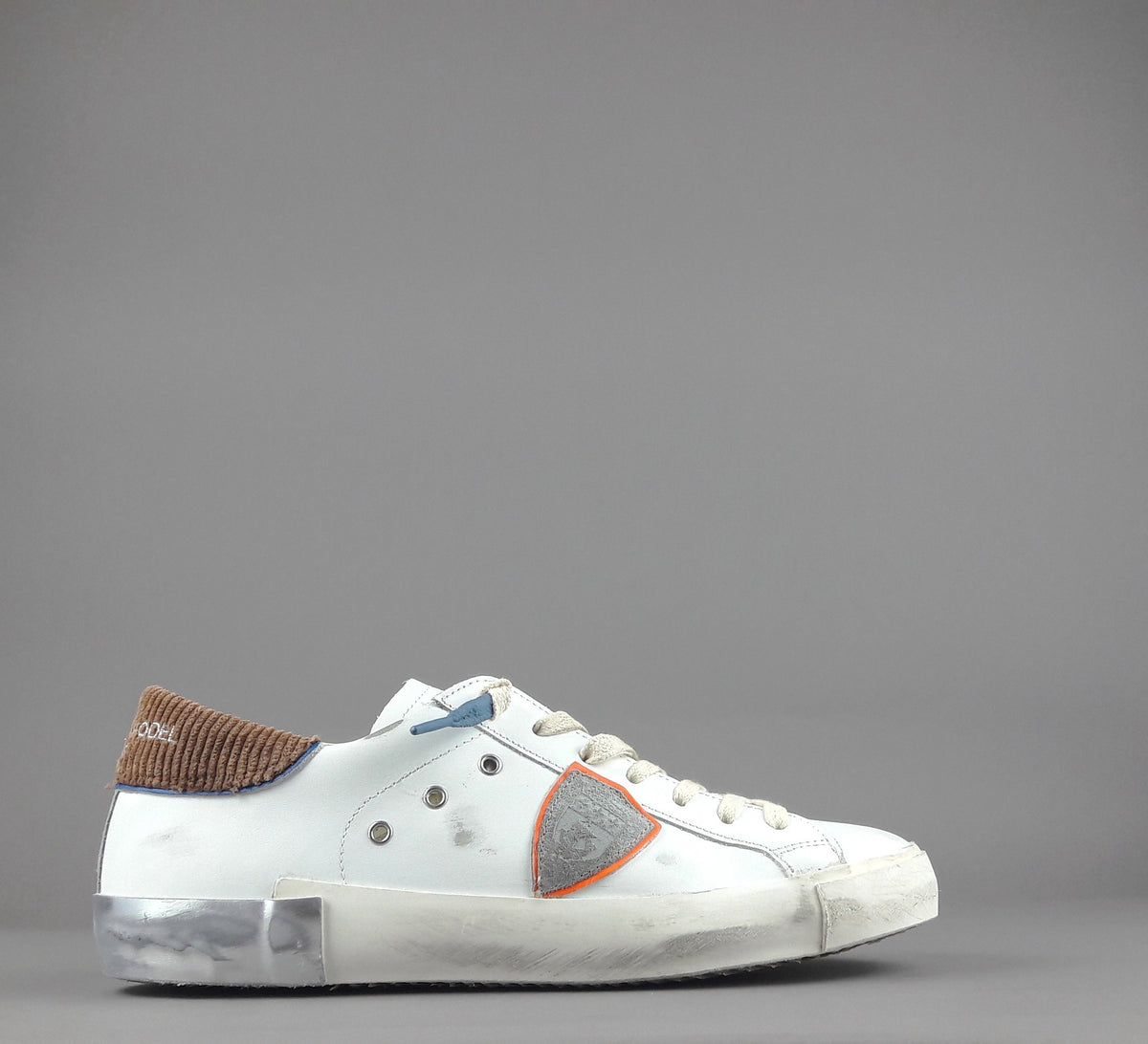 Philippe Model Sneakers Uomo Paris x Pelle Bianco