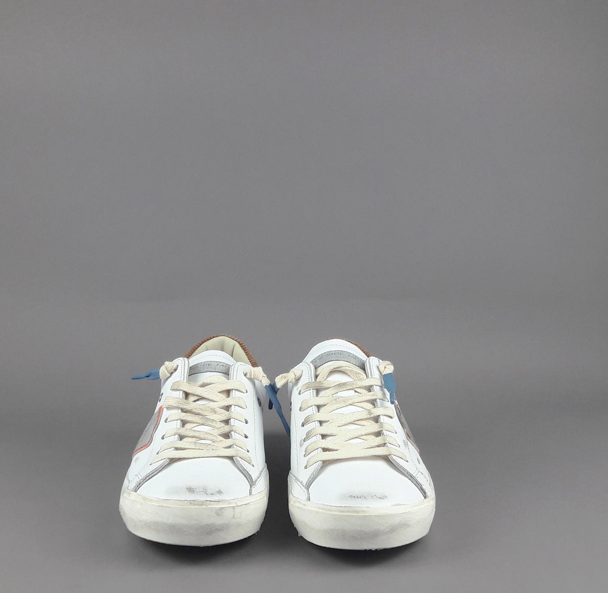 Philippe Model Sneakers Uomo Paris x Pelle Bianco