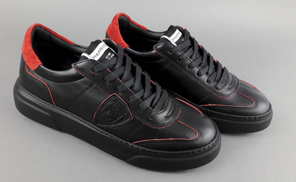 Philippe Model Sneakers Uomo Temple Pelle Nero