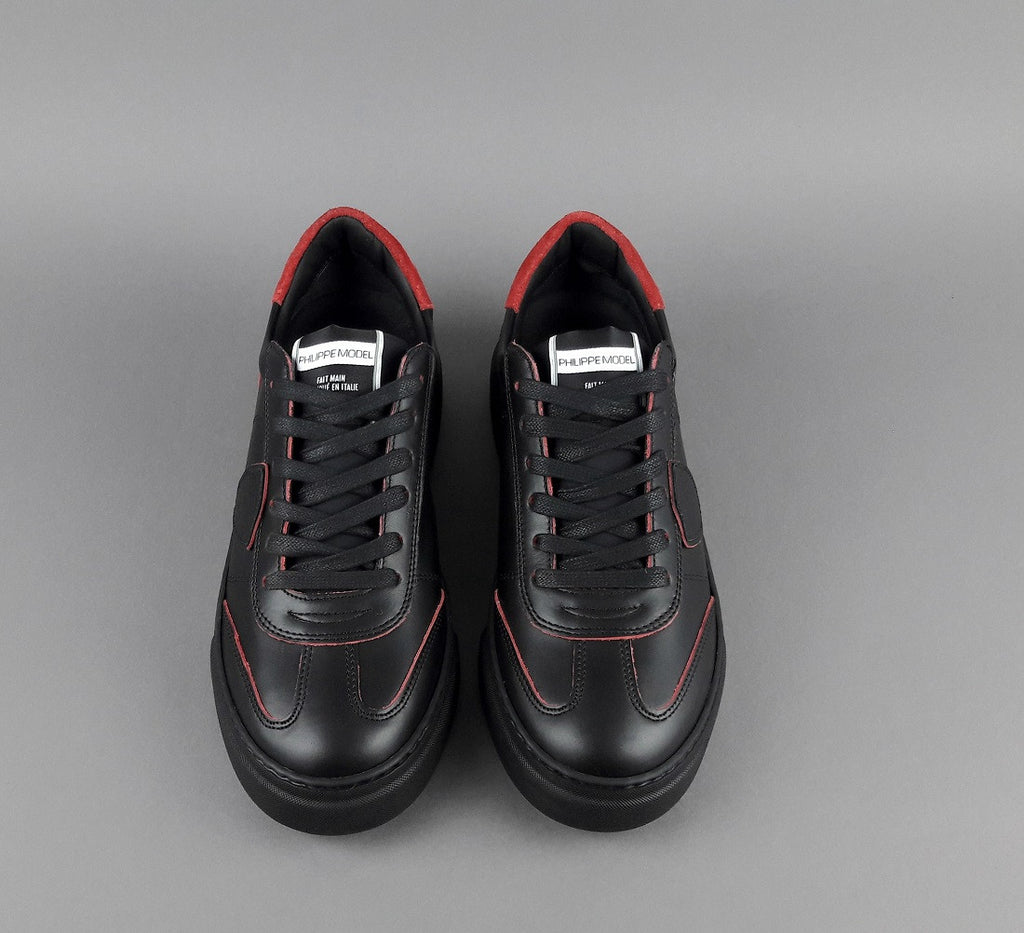 Philippe Model Sneakers Uomo Temple Pelle Nero