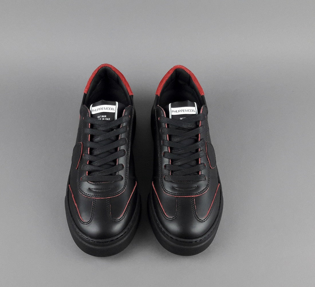 Philippe Model Sneakers Uomo Temple Pelle Nero