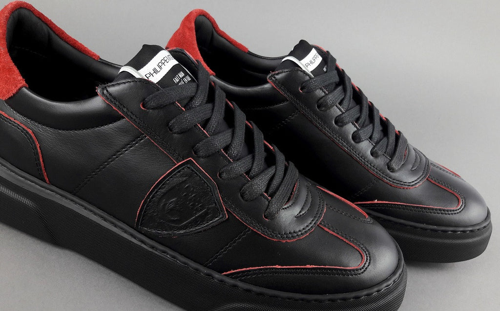Philippe Model Sneakers Uomo Temple Pelle Nero