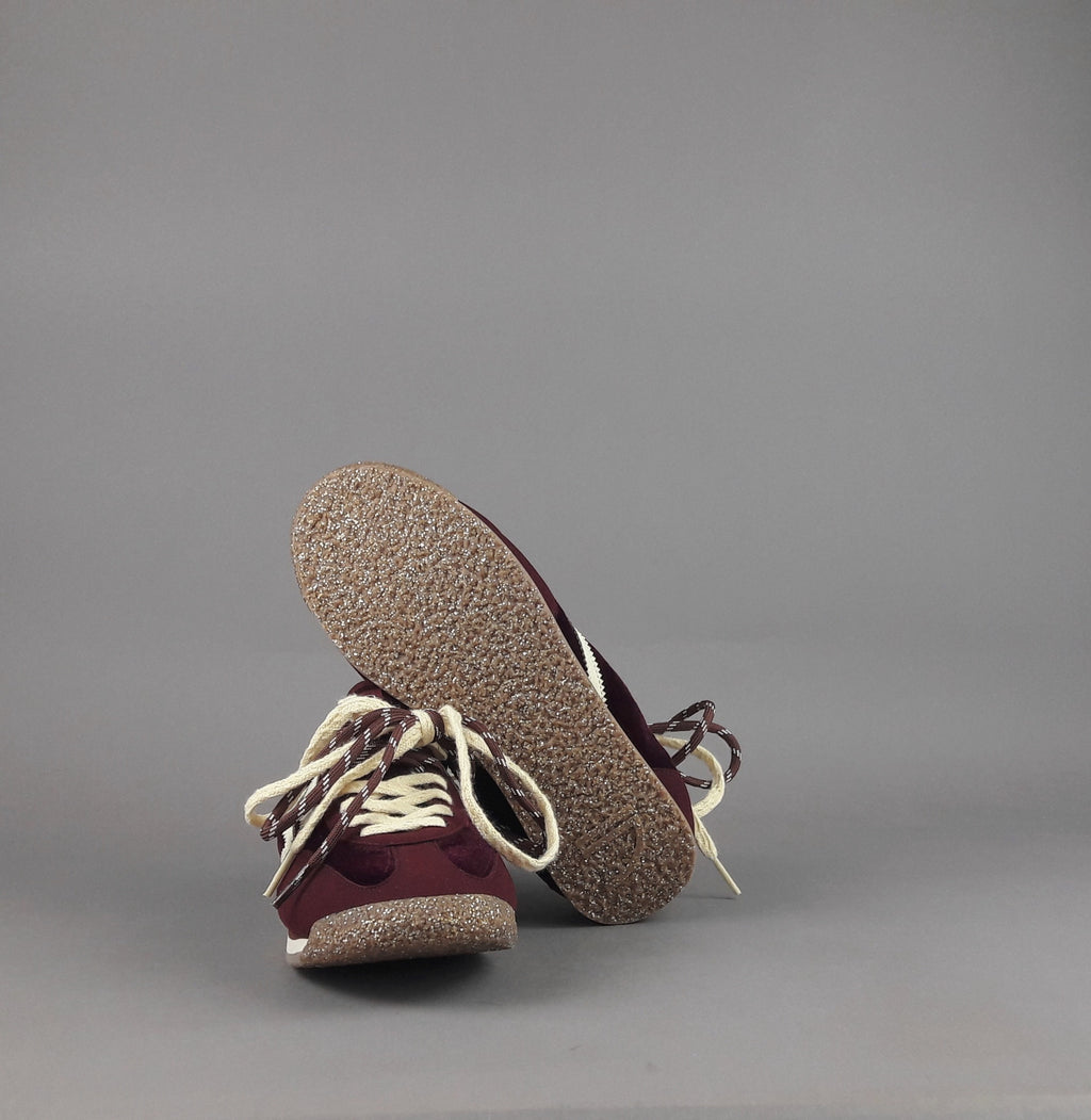 Puraai Sneakers Donna Camoscio Vegan Wine