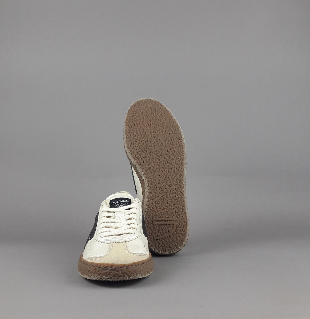 Puraai Sneakers Donna Pelle Vegan Mastice Perlato