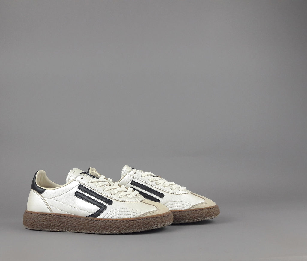 Puraai Sneakers Donna Pelle Vegan Mastice Perlato