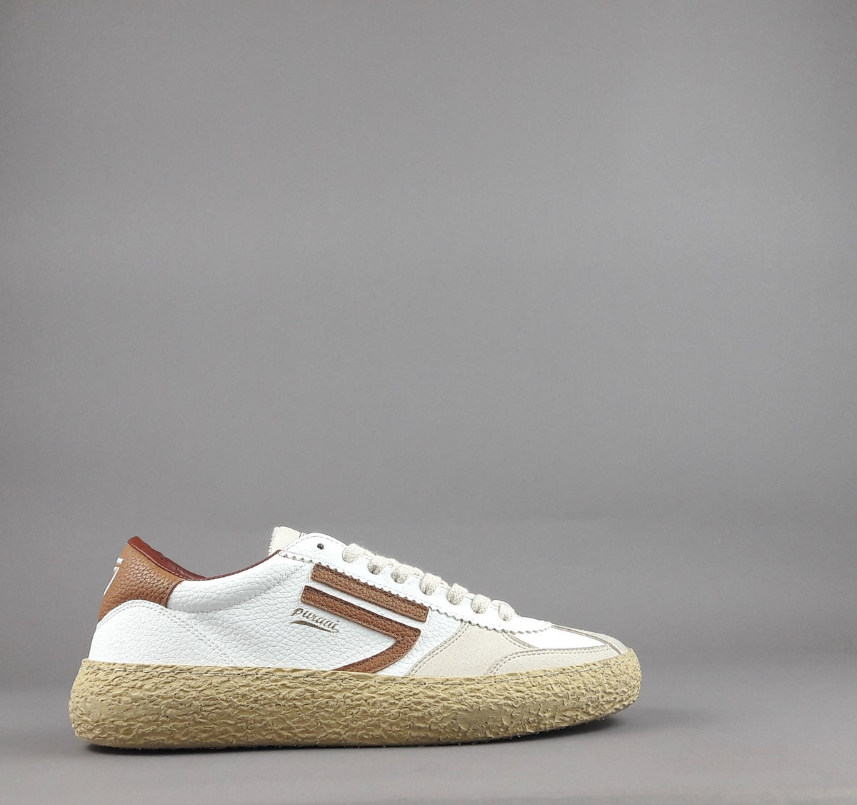 Puraai Sneakers Uomo Pelle Bianco