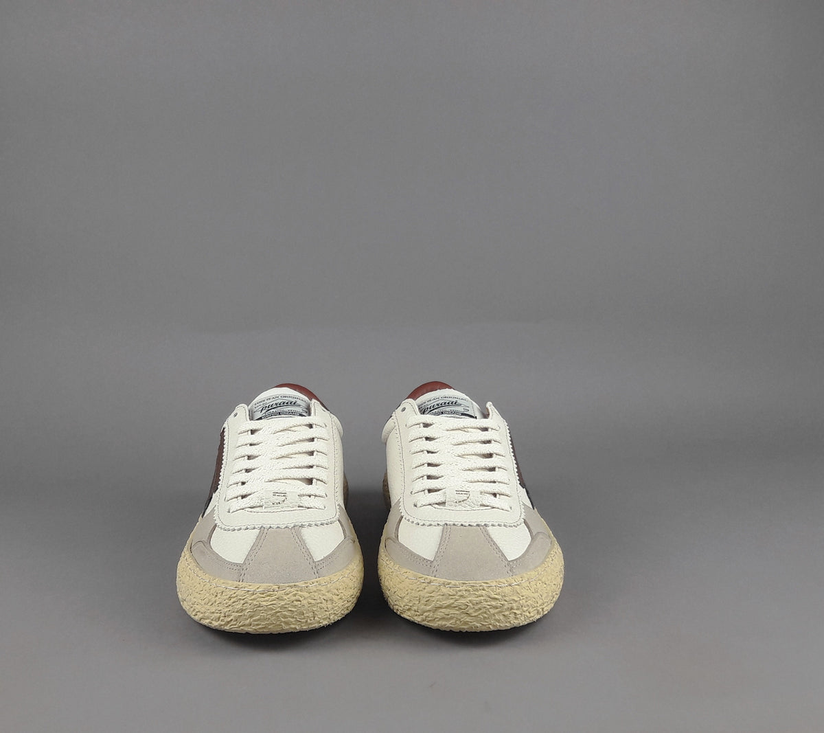 Puraai Sneakers Uomo Pelle Vegan Bianco Opaco