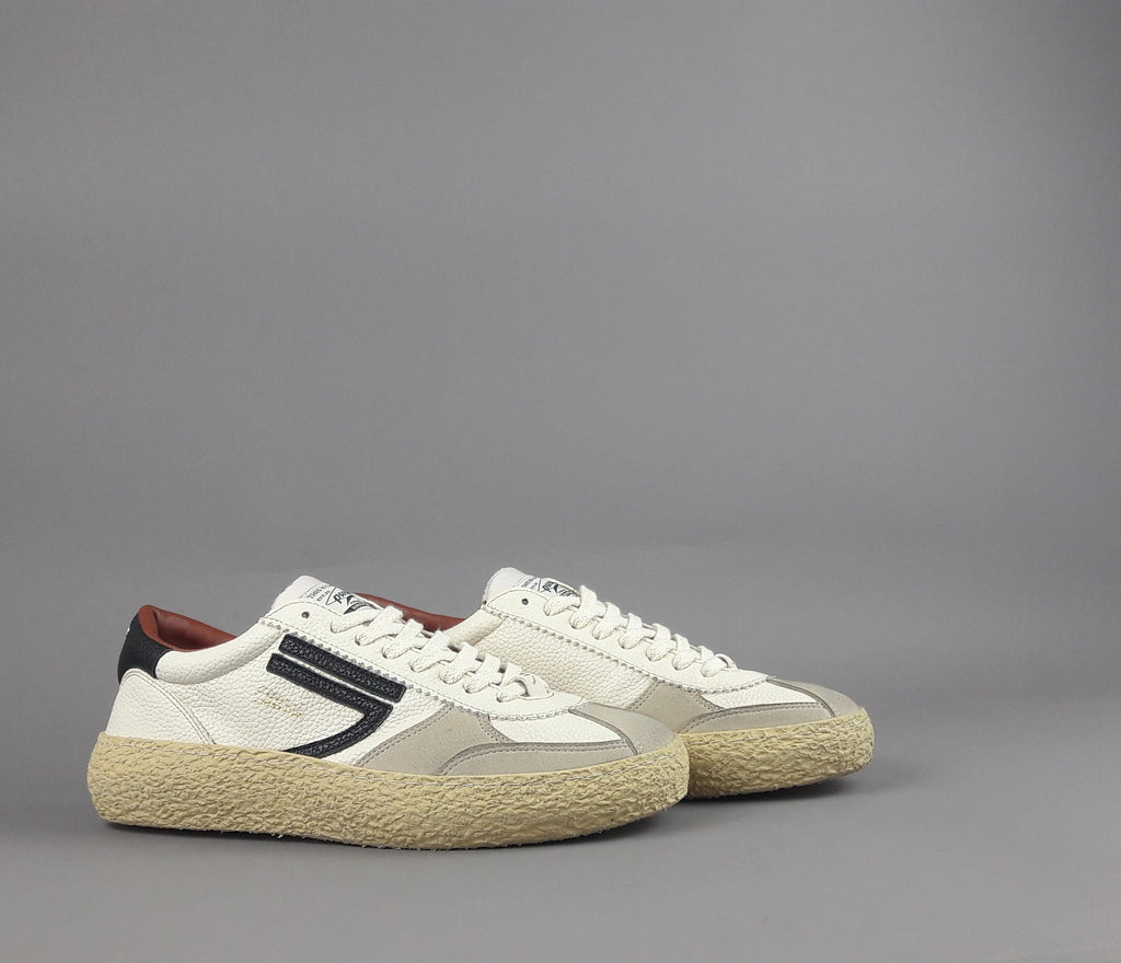 Puraai Sneakers Uomo Pelle Vegan Bianco Opaco